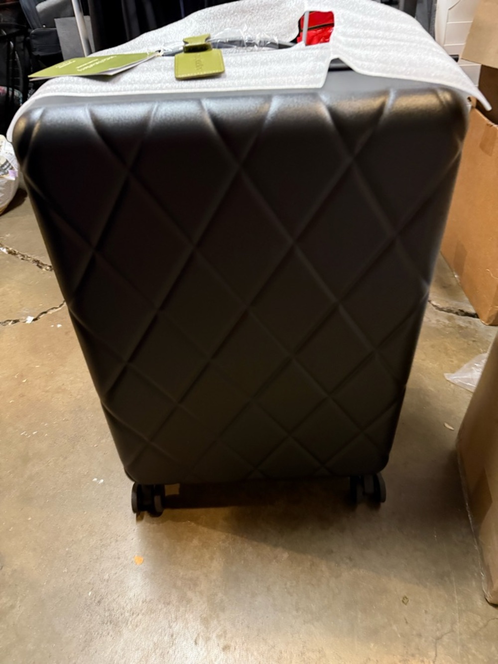 Vera Bradley 26” Adair spinner moonless night Quilted Spinner Carry-On